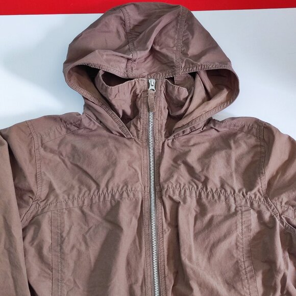 Columbia outdoor light jacket with hood brown women's size XL - Picture 2 of 11